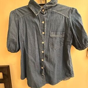 Judy Blue Women's Classic Blue Button-Up Shirt